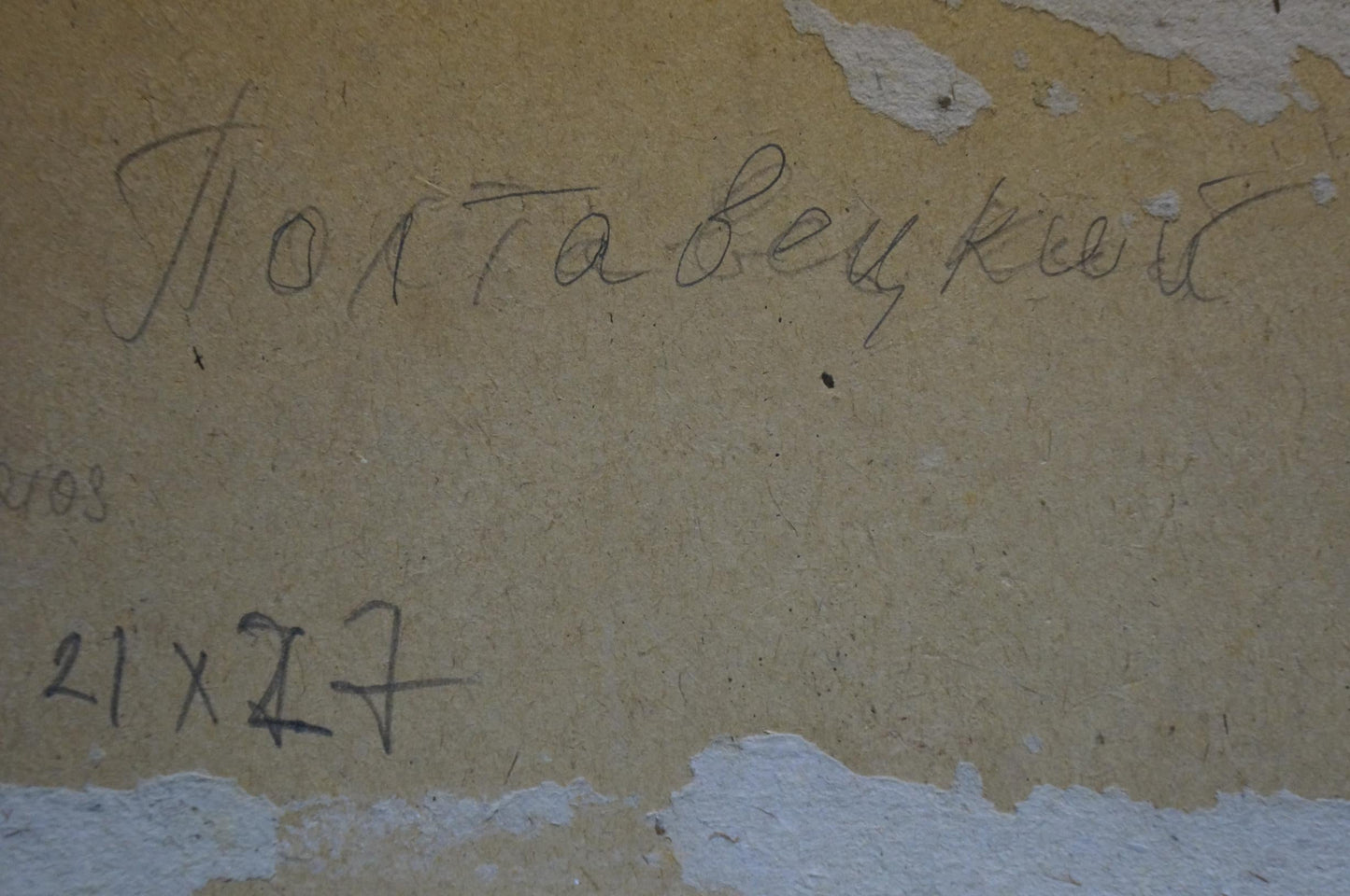 Oil painting Meadows Poltavetsky