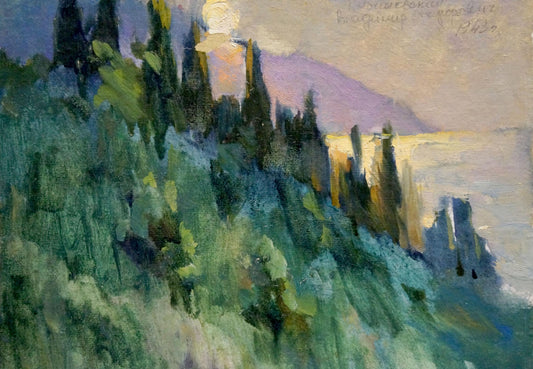 Oil painting Sunset Knishevsky Vladimir Leonidovich