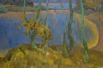 Oil painting Blue day Mynka Alexander Fedorovich