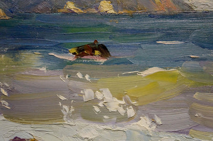 Oil painting Waves Strelov Arkady Efimovich