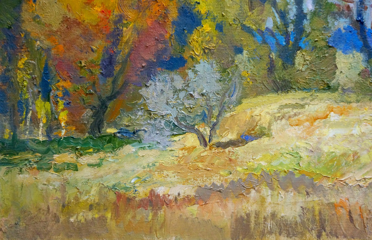 Oil painting Autumn colors Mynka Alexander Fedorovich