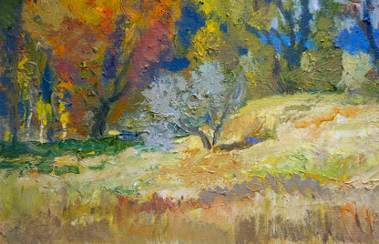 Oil painting Autumn colors Mynka Alexander Fedorovich
