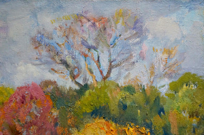 Oil painting Autumn colors Mynka Alexander Fedorovich