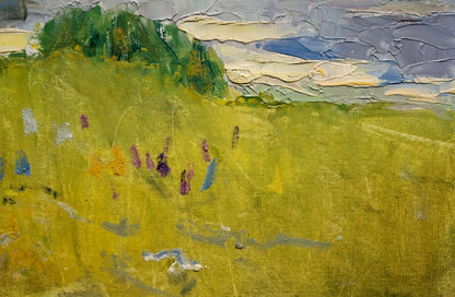 Oil painting It's a nasty day Buryachok Nikolay Ivanovich