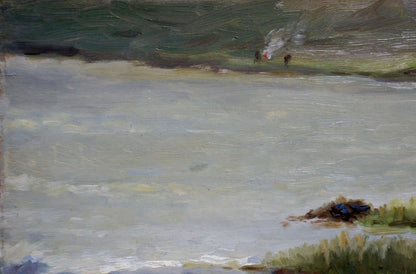 Oil painting By the river Buryachok Nikolay Ivanovich