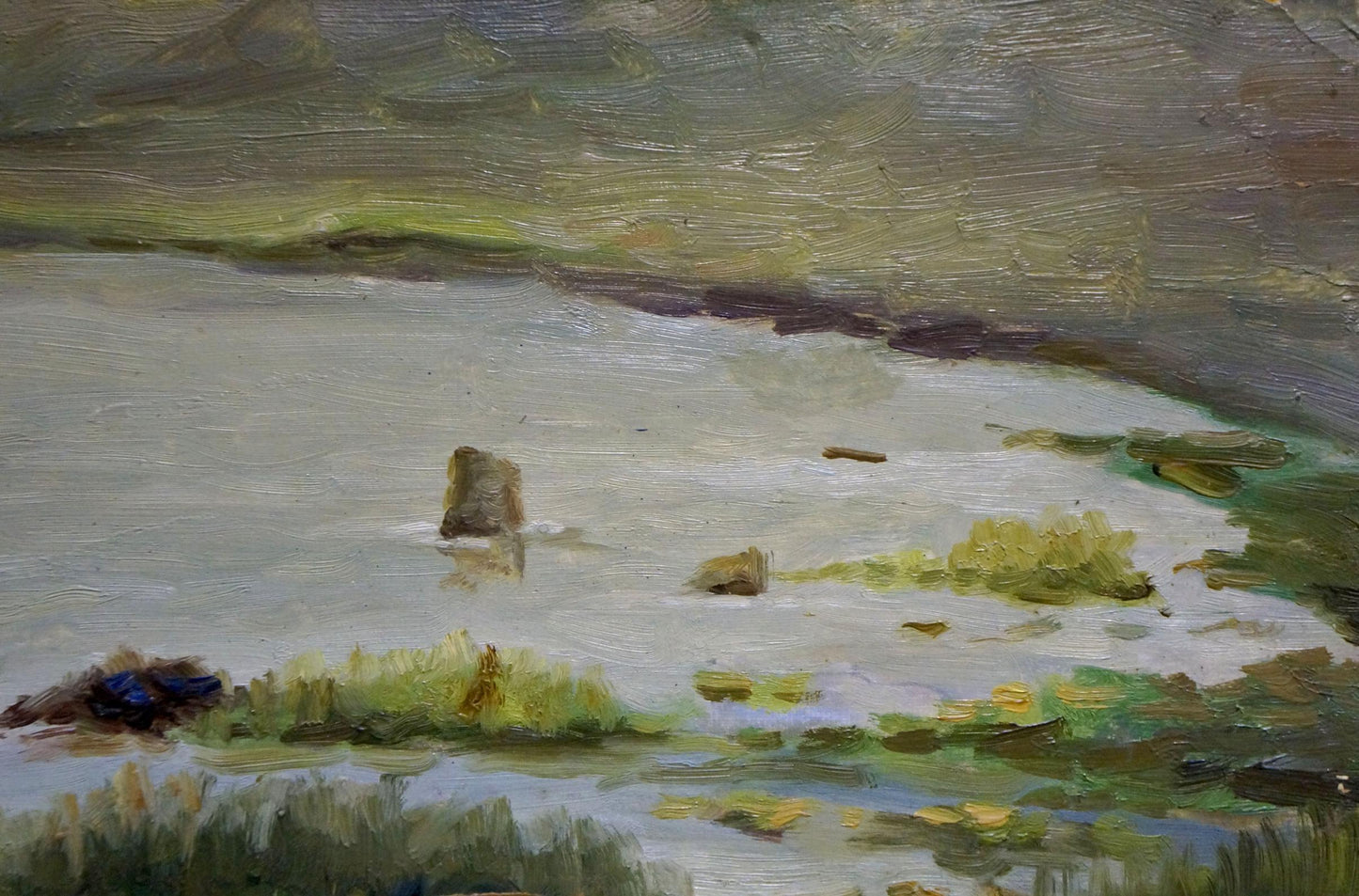 Oil painting By the river Buryachok Nikolay Ivanovich
