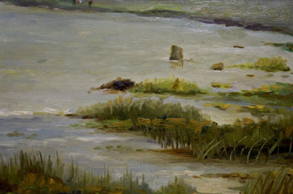 Oil painting By the river Buryachok Nikolay Ivanovich