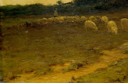 Oil painting Twilight Across the Fields Unknown artist