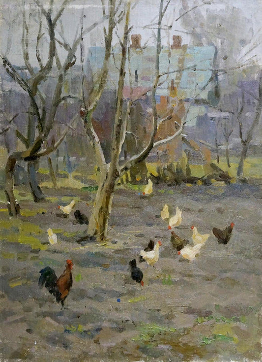 Oil painting Household Volobuev Evgeny Vsevolodovich