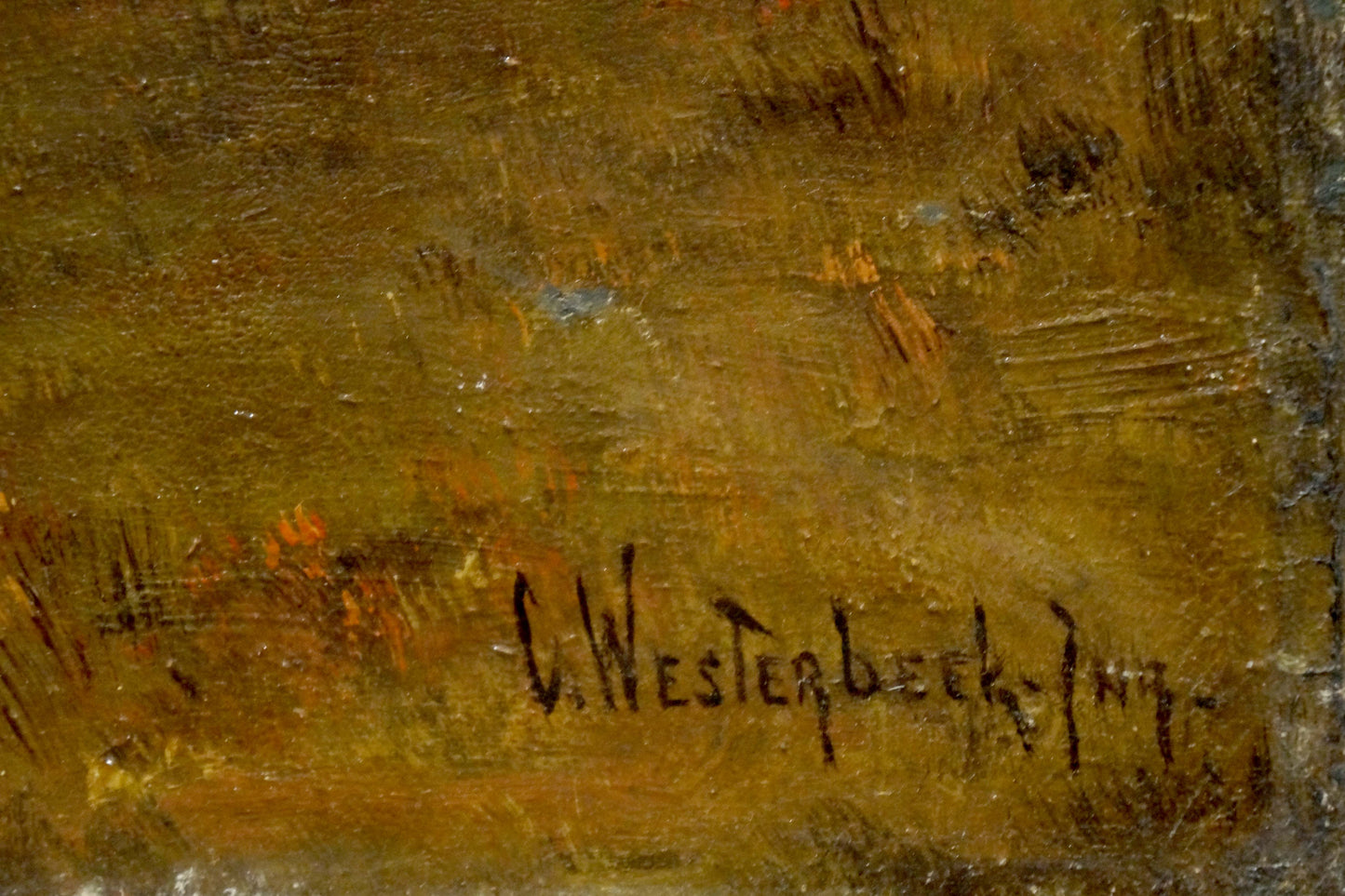 Oil painting Twilight Across the Fields Unknown artist