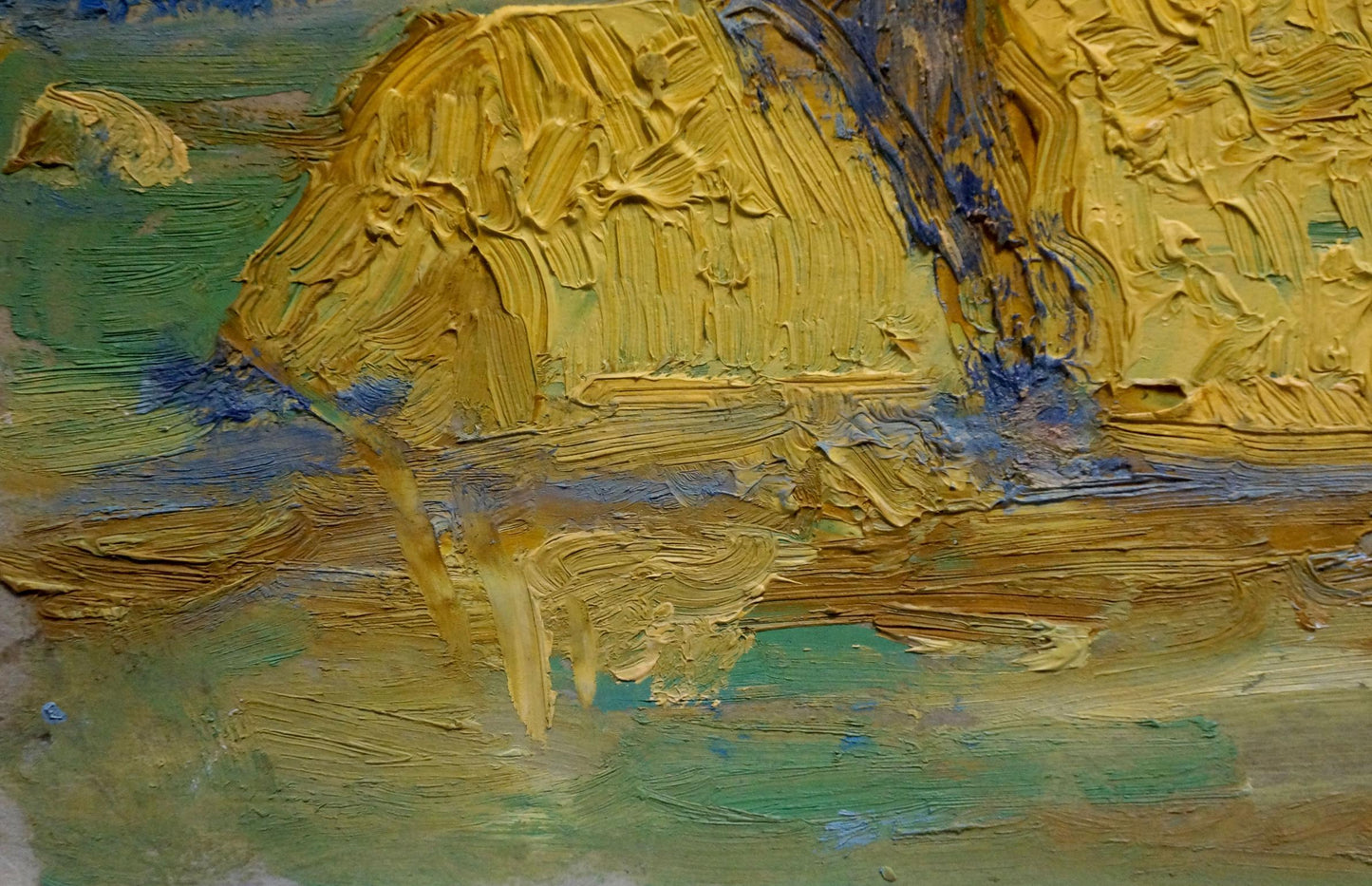 Oil painting On the field Dupliy Sergey Alexandrovich