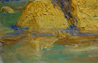 Oil painting On the field Dupliy Sergey Alexandrovich