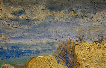 Oil painting On the field Dupliy Sergey Alexandrovich