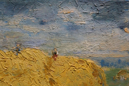 Oil painting On the field Dupliy Sergey Alexandrovich