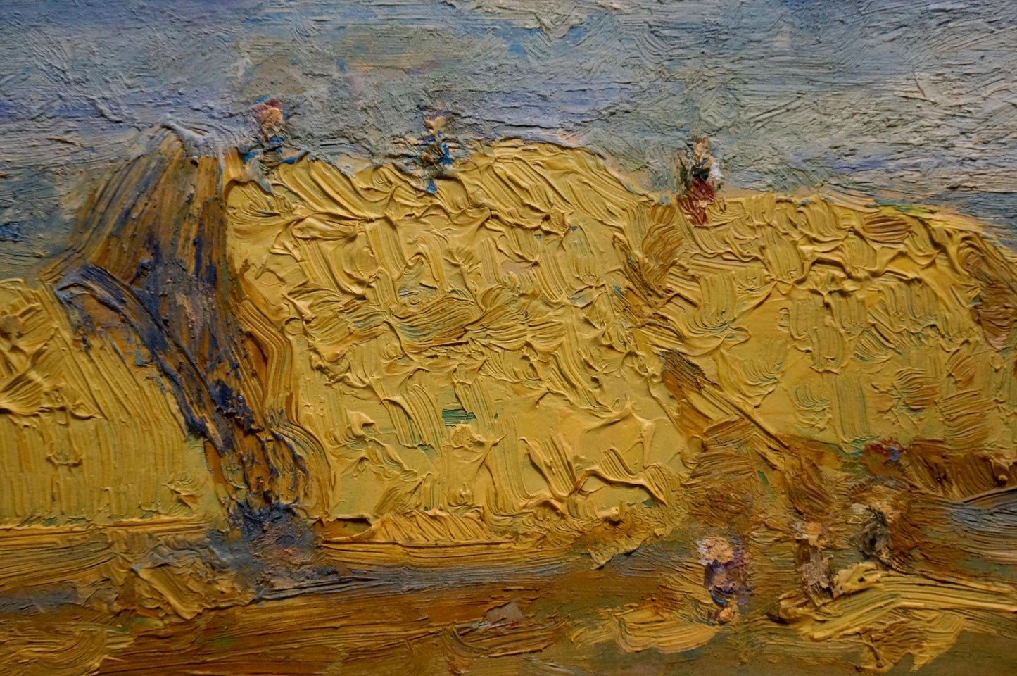 Oil painting On the field Dupliy Sergey Alexandrovich