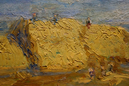 Oil painting On the field Dupliy Sergey Alexandrovich