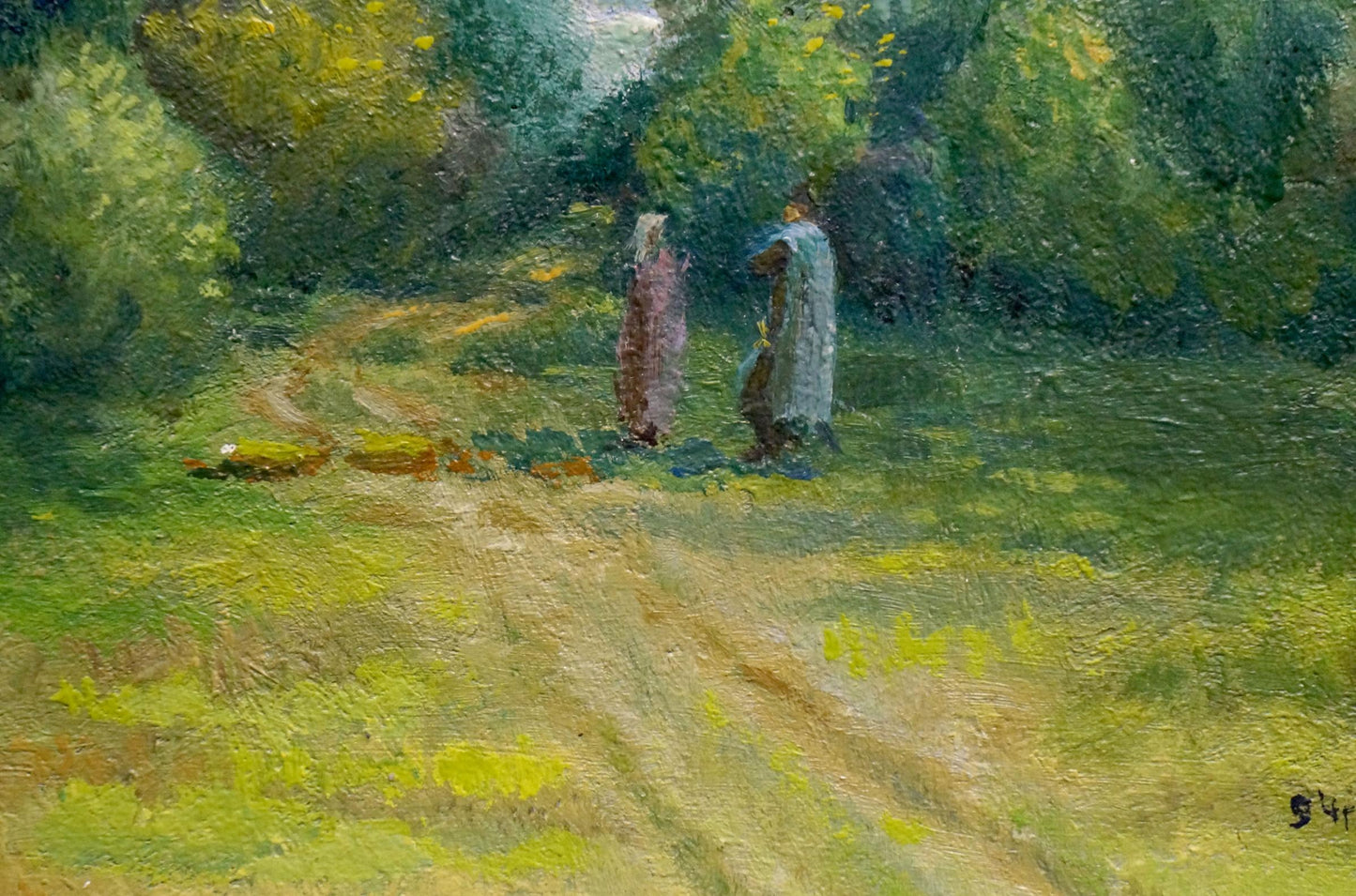 Oil painting Road to the forest Senin G.