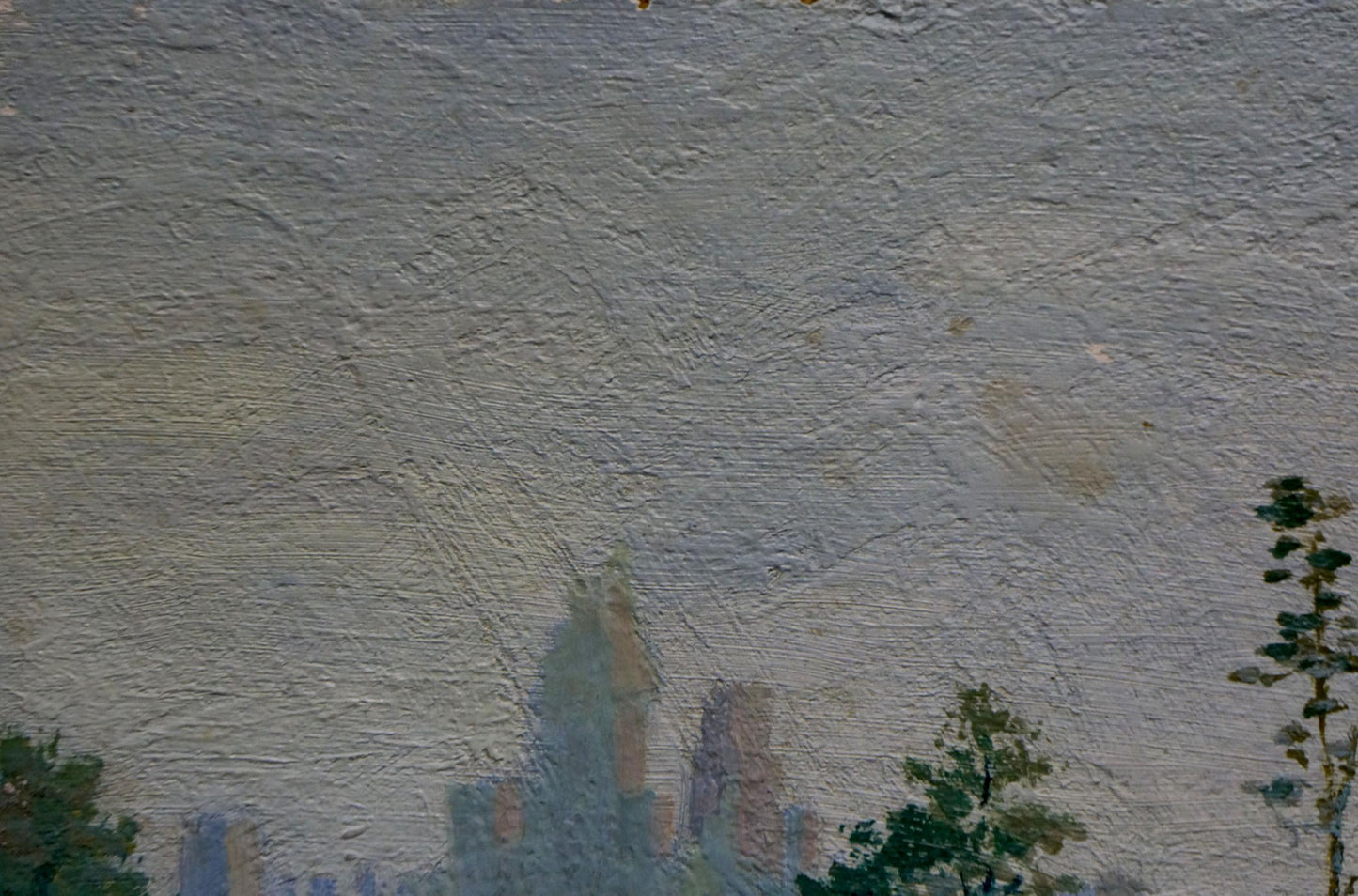 Oil painting Road to the forest Senin G.