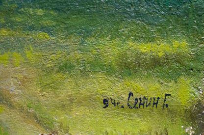 Oil painting Road to the forest Senin G.