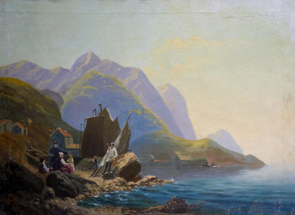 Oil painting Glow Melnikov Leonid Kuzmich
