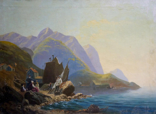Oil painting Glow Melnikov Leonid Kuzmich