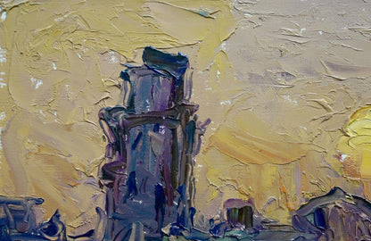 Oil painting Sunset Endeberya Victor