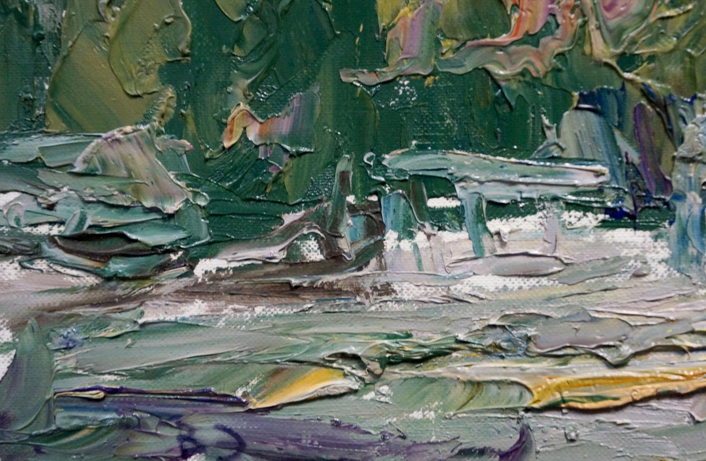 Oil painting Rural landscape Endeberya Victor