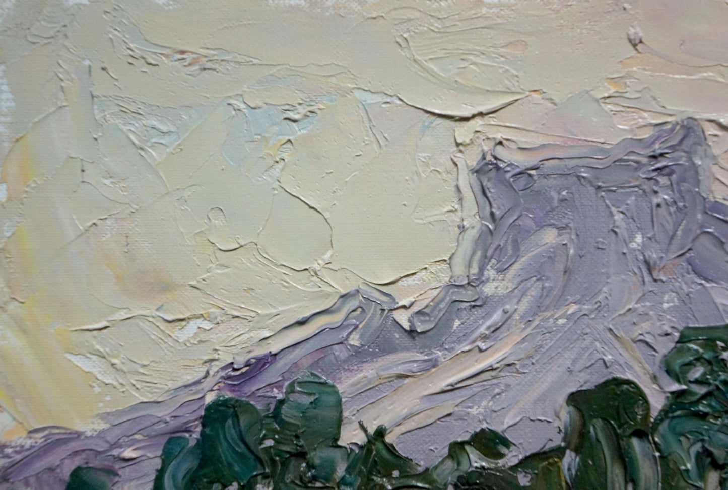 Oil painting Rural landscape Endeberya Victor