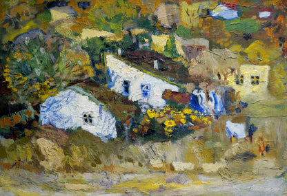 Oil painting At home