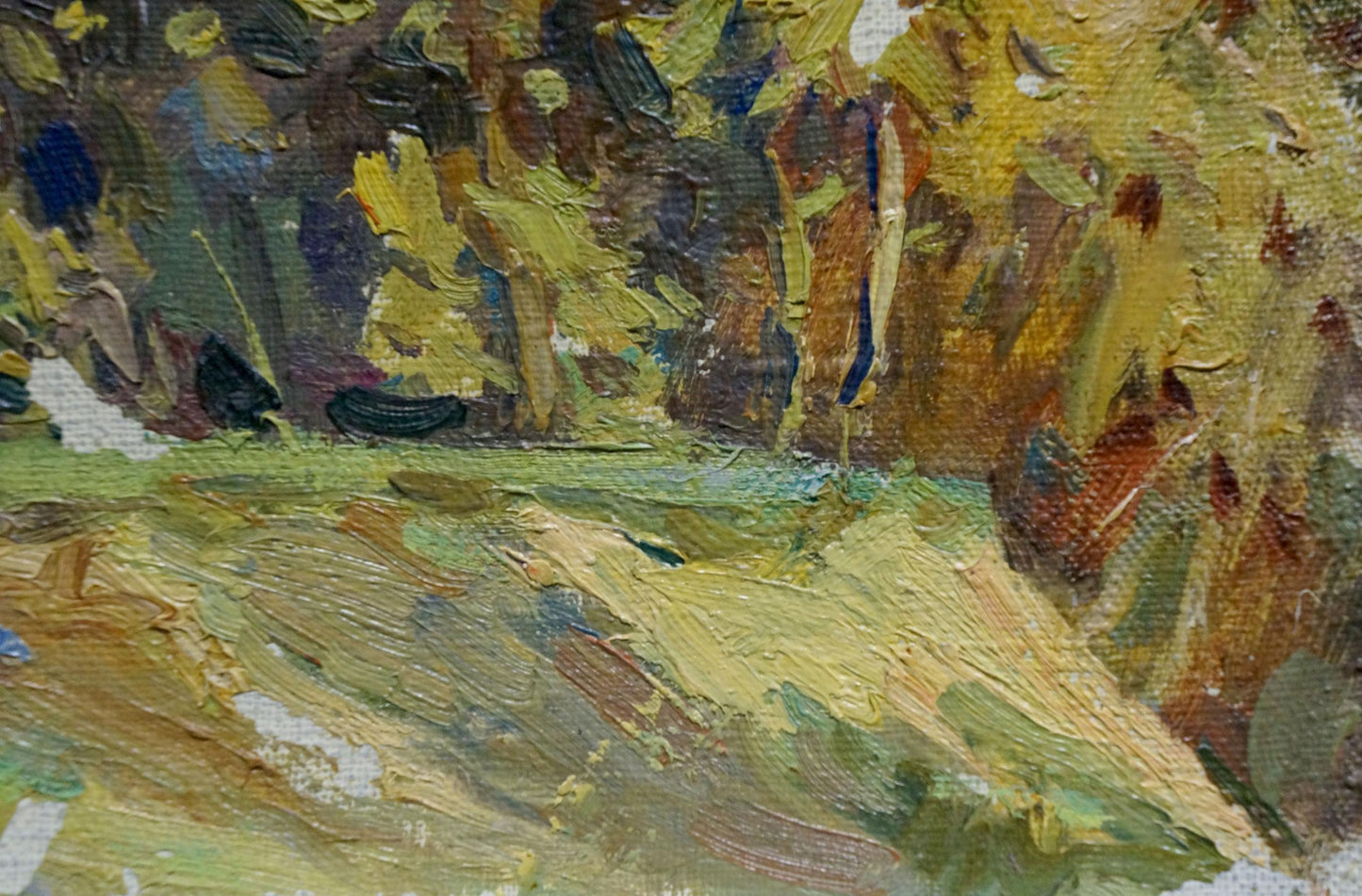 Oil painting Forest landscape Turovsky Mikhail Saulovich