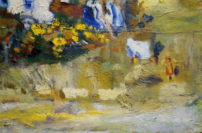 Oil painting At home