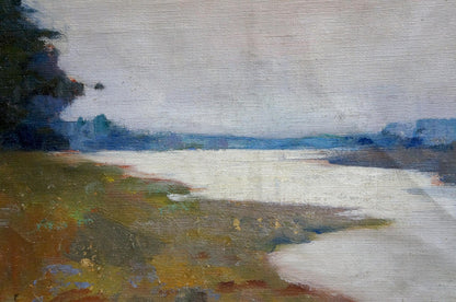 Oil painting Landscape Stavropol artist