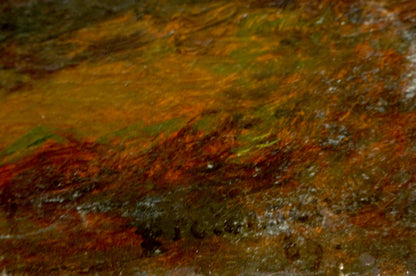 Oil painting Lake in the mountains European artist
