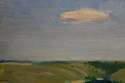 Oil painting Way home Trokhimenko Karp Demyanovich