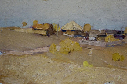 Oil painting Village N. Shumilkin