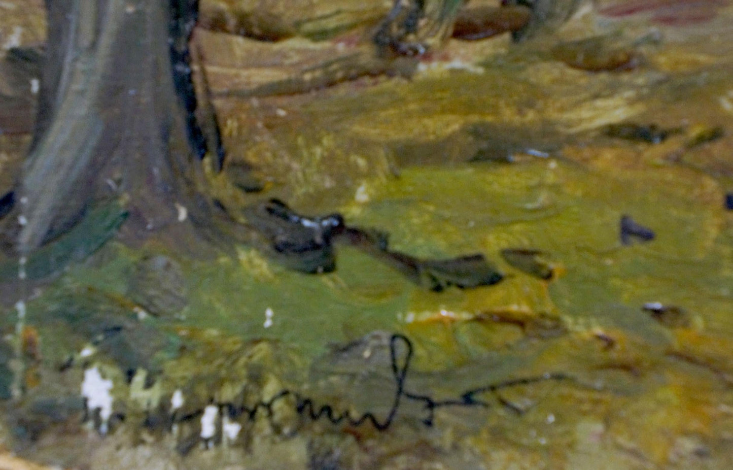 Oil painting Twilight in the old forest Petr Chernyshevsky