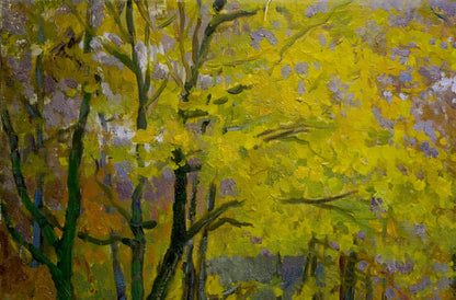 Oil painting Autumn has come Mynka Alexander Fedorovich