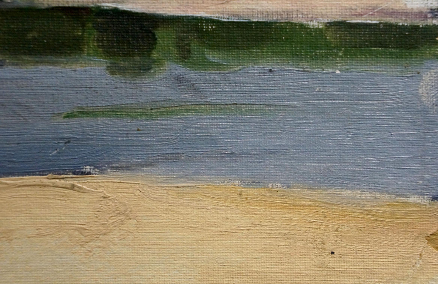 Oil painting On the shore Pyotr Alekseevich Alekseev
