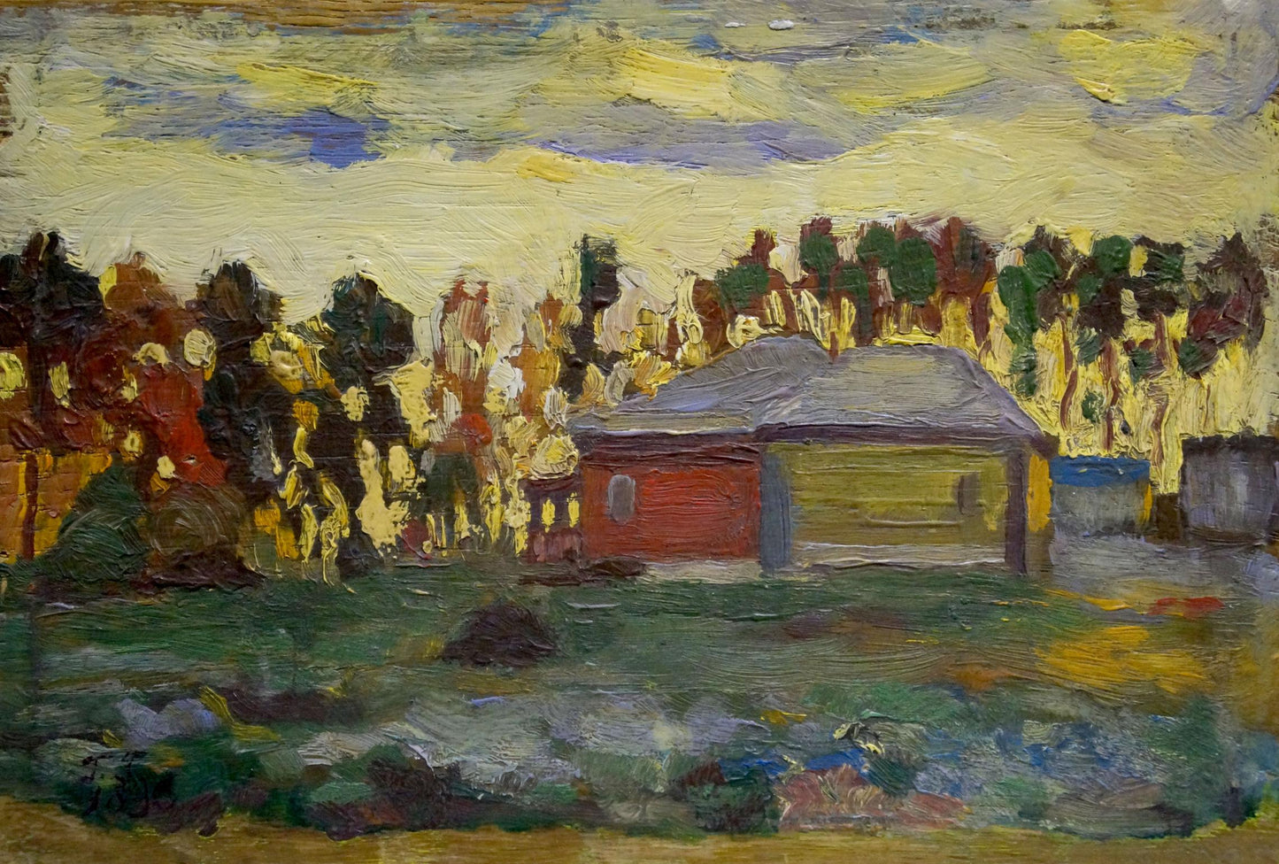 Oil painting Twilight in the Countryside Konchalovsky