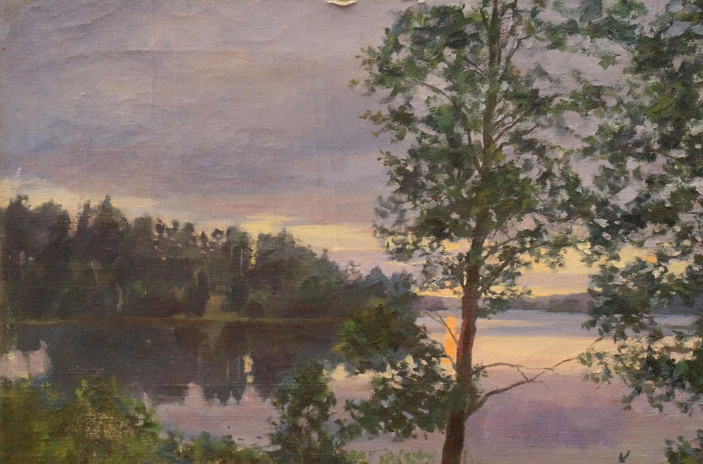 Oil painting Sunset Petrov Boris Stepanovich