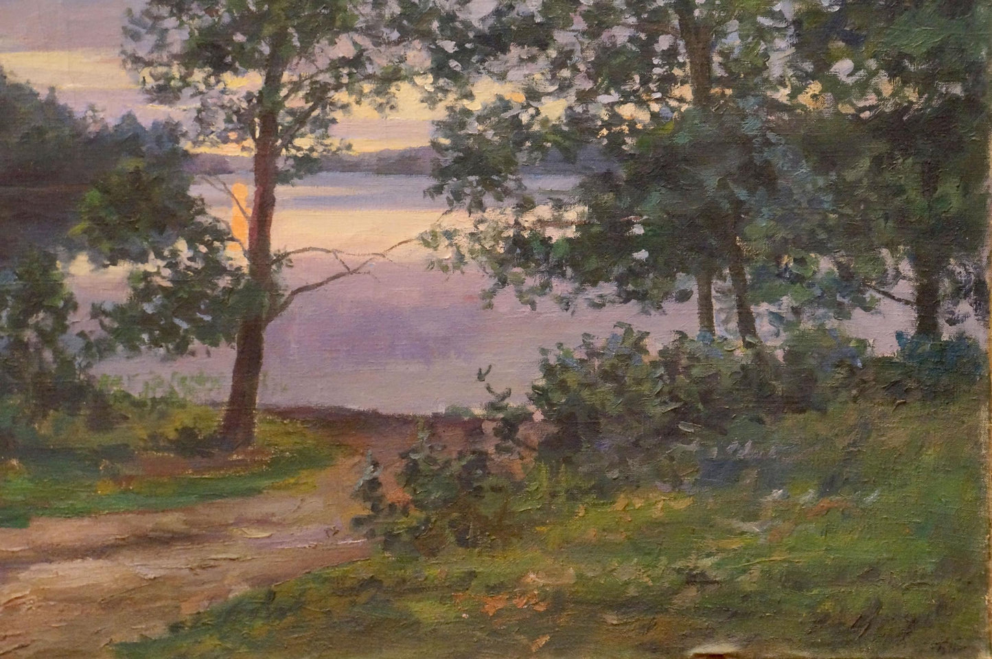 Oil painting Sunset Petrov Boris Stepanovich