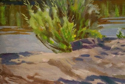 Oil painting River landscape Chernikov Nikolay Vladimirovich