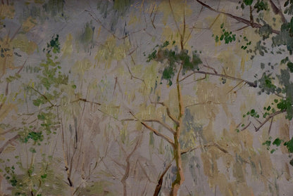 Oil painting Forest park Nikolay Chernikov