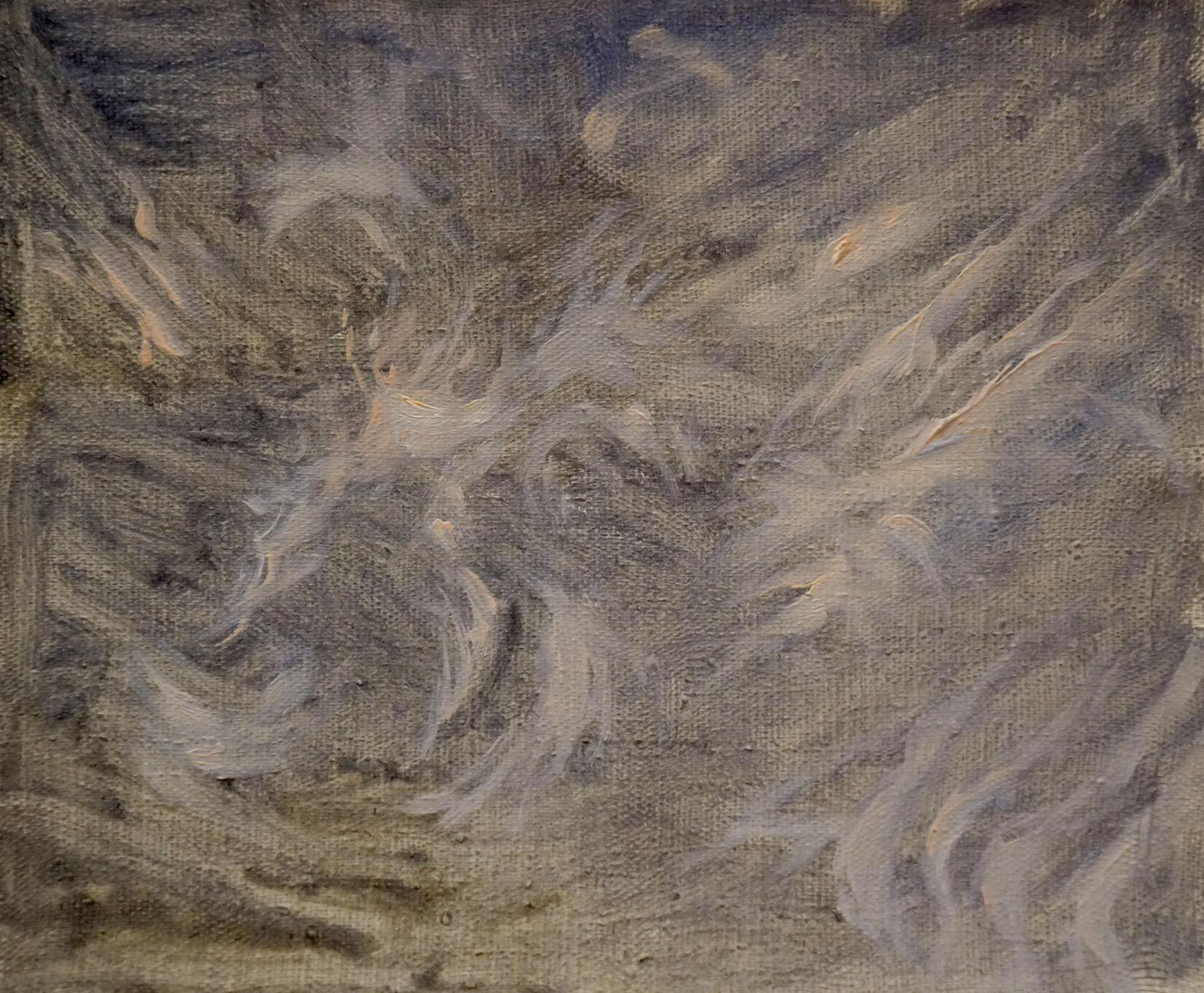 Oil painting Winter blizzard Chernikov Nikolay Vladimirovich