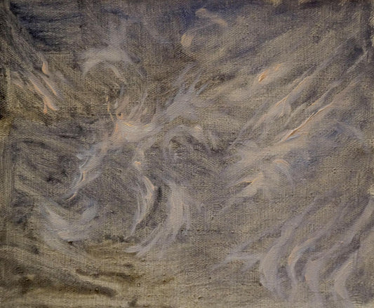 Oil painting Winter blizzard Chernikov Nikolay Vladimirovich