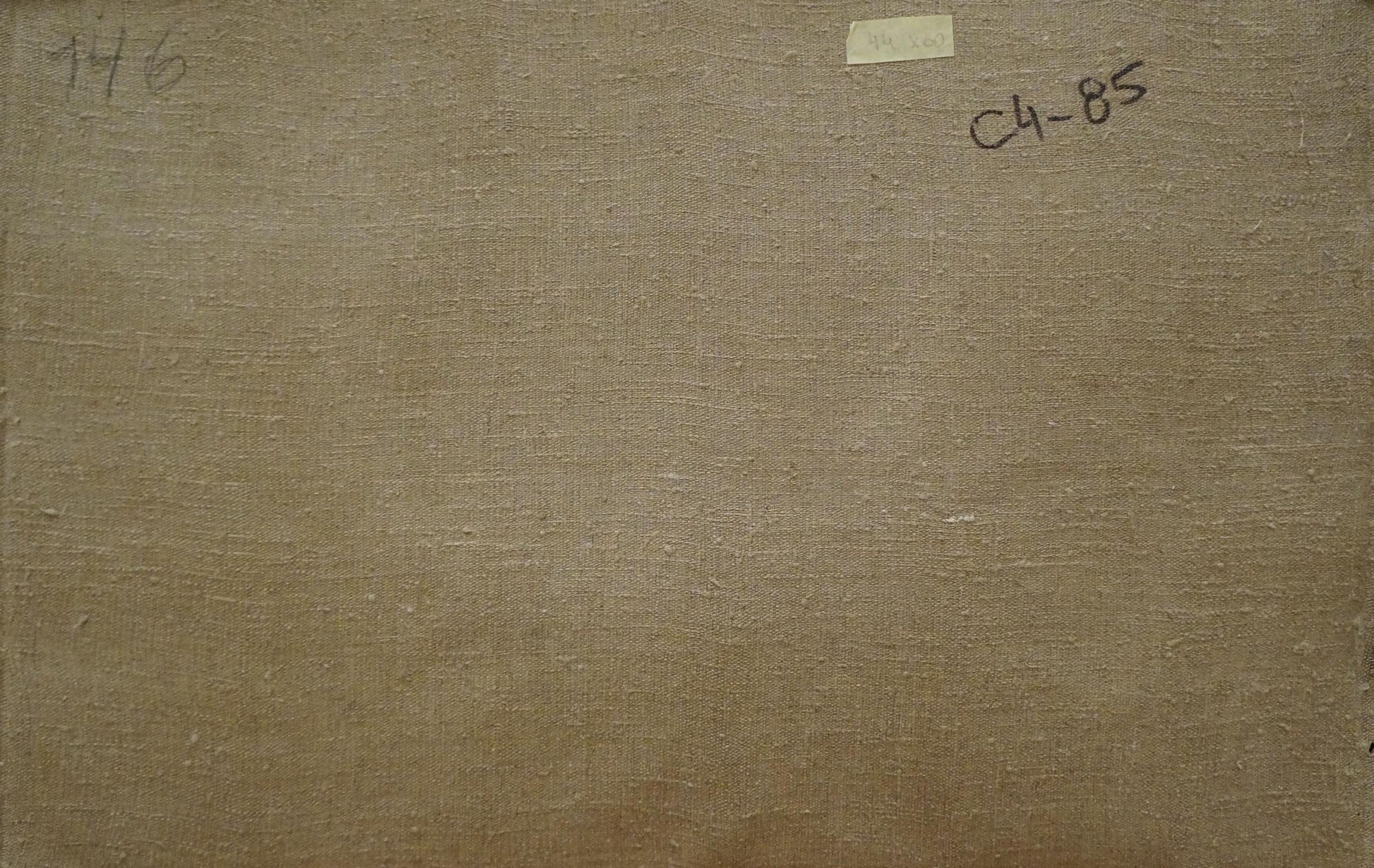 Back view of the painting White House Mykola Volodymyrovych Chernikov