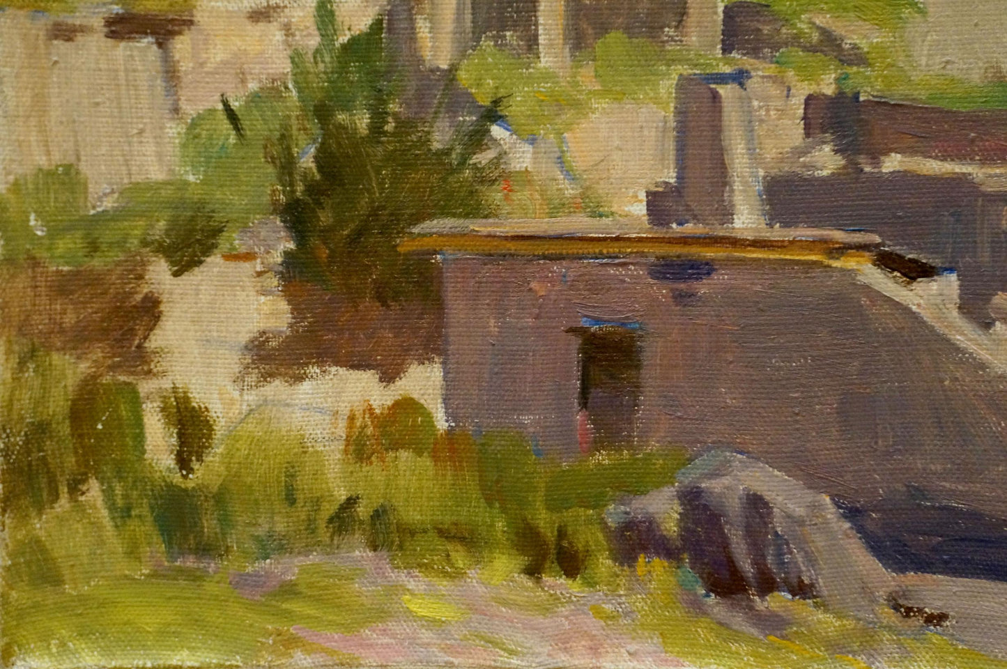 Oil painting Outside the city Chernikov Nikolay Vladimirovich