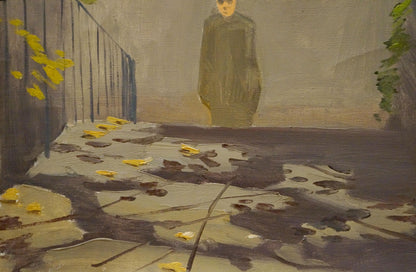 Oil painting Night park Chernikov Nikolay Vladimirovich