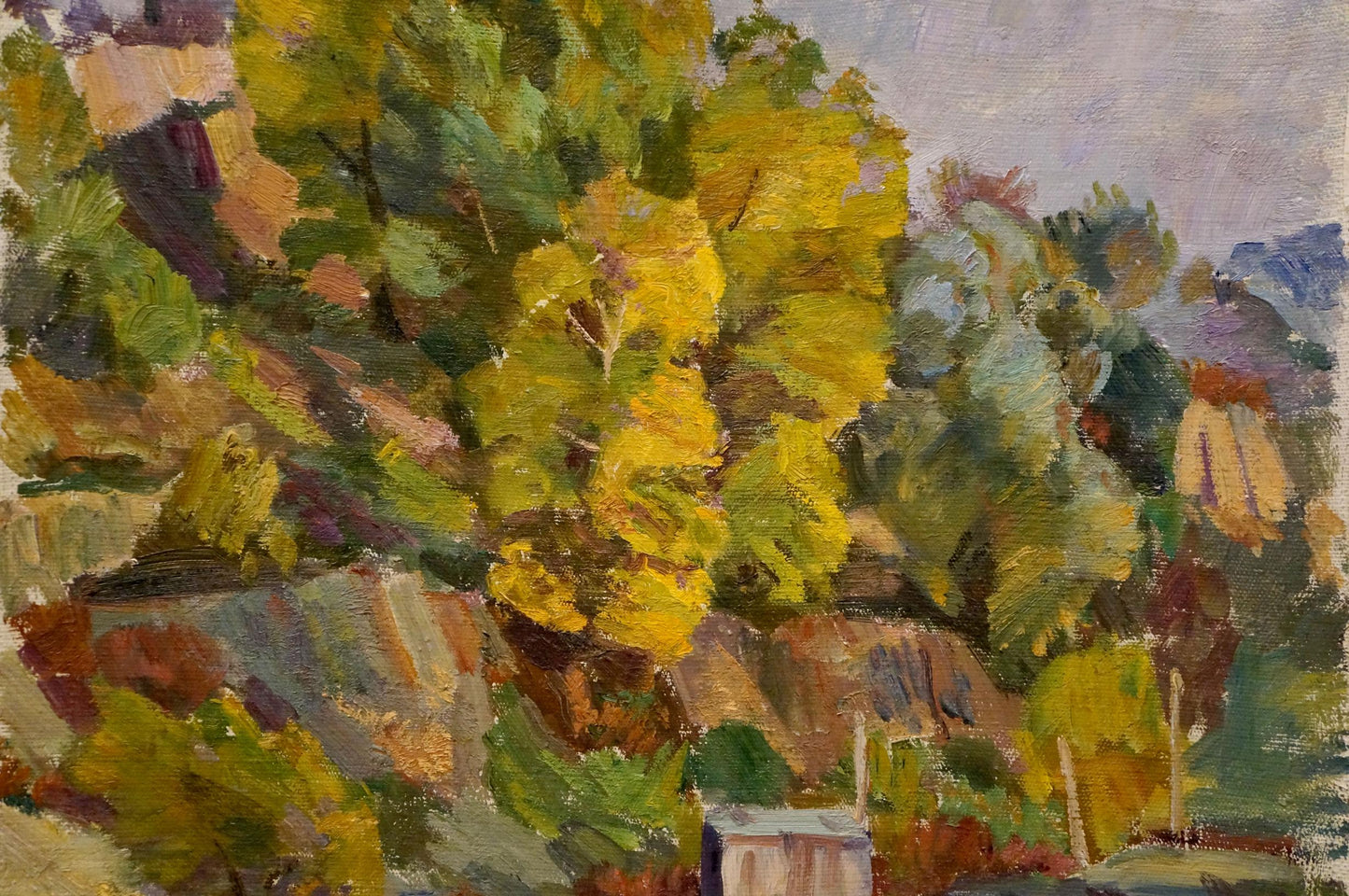 Oil painting On the lake Chernikov Nikolay Vladimirovich