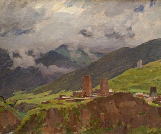 Oil painting Mountain landscape Chernikov Nikolay Vladimirovich